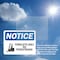 Signmission Forklifts Only No Pedestrians, 10 in W x Rectangle, Plastic OS-2PACK-NS-P-710-L-12894 - alternate 5